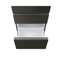 アイリスオーヤマ IRSN-FX43A-H 428L 5ドア冷蔵庫 ノーブルグレー