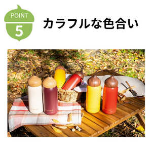 オルゴ ドングリマグ(0．4L) hoon レッド SMBD-40(R)-イメージ6