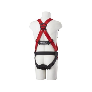 サンコー タイタン/EASY Harness NEO フロントD環付 M 作業ベルト付 Mブラック／レッドプレート45130 FC057EZ-1952023-イメージ2