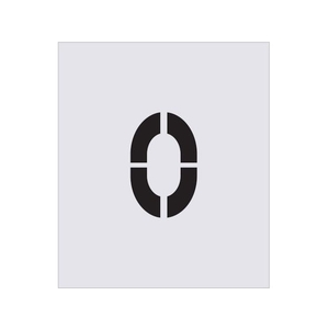 アイマーク ステンシル 0 文字サイズ150×95mm FC490JB-4341465-イメージ1