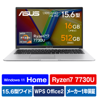 ASUS ノートパソコン Vivobook 15 M1502YA クールシルバー M1502YABQ189W