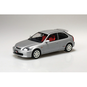 アオシマ 1/24 EK9 シビック タイプR 1997 ボーグシルバーメタリック 09VSEK9ｼﾋﾞﾂｸﾀｲﾌRBｼﾙﾊﾞ-M-イメージ2