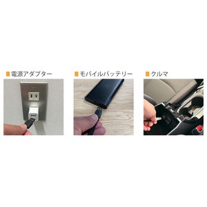 広電 USB折りたたみクッション smahot ブラックウォッチ柄 CUM390G-K-イメージ4