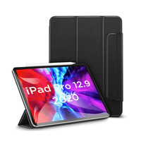 エディオンネットショップ Esr Es143 12 9インチipad Pro 第4世代 第3世代用マグネット吸着式 Smart Folio ケース ブラック