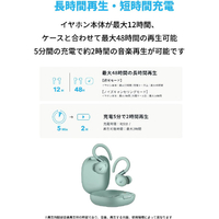 Anker A3968Z61 イヤーフック型イヤフォン Soundcore Sport X20 ミント