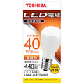 東芝 LED電球 E17口金 全光束440lm(4．2W小形電球タイプ) 電球色相当 LDA4L-H-E17S40V2