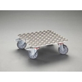 エスコ ドーリー ブレーキ付 アルミ製 250kg 500×500mm FCX0556-EA520AD-14