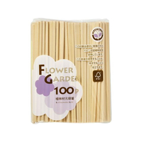 やなぎプロダクツ フラワーガーデン 元禄箸 100膳入 裸 FC870SJ