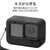 エレコム GoPro HERO9 Black用シリコンケース ブラック AC-GP9BSSCBK-イメージ3