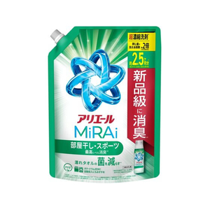 Ｐ＆Ｇ アリエールミライ 消臭プラス 部屋干し 詰替 超ジャンボ 800g FCE016J-イメージ1
