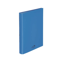 リヒトラブ クリヤーブックフラット AQUA DROPs A4 60ポケット 青 F215546-N-5065-8