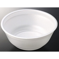中央化学 どんぶり容器 どんぶり 大 白 身 (N) 25枚 FCG836W-00584174