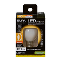 エルパ LED電球 E17口金 全光束440lm(3．8W普通電球サイズ)電球色相当 LDA4L-G-E17-F202