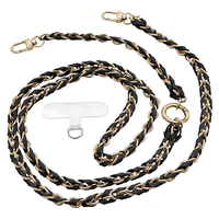 ラスタバナナ チェーンショルダーストラップ 2way ショートストラップ切り替え ストラップホルダーシートセット ブラック*ゴールド RSST10BKGD