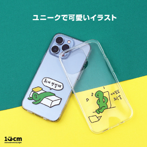 168cm iPhone 14 Pro用ソフトクリアケース ぐうたらOlly 16823845I14P-イメージ12