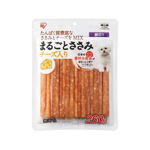 アイリスオーヤマ まるごとささみジャーキー 細切り チーズ入り 260g FC557TB-P-IJ-HSEC260-イメージ1