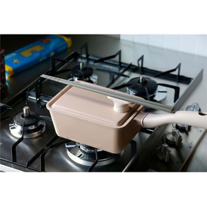 シービージャパン Supot 深型四角フライパン 13×18cm ベージュ FCD298M-イメージ10
