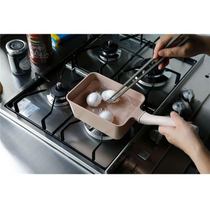 シービージャパン Supot 深型四角フライパン 13×18cm ベージュ FCD298M-イメージ6