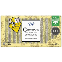 ユニ・チャーム センターイン コンパクト1／2 無香料 多い昼用 羽付22枚 F359928