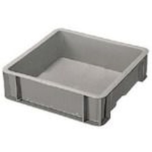 積水テクノ成型 トヨタ規格コンテナ TPー331Fフラットタイプ グレー FC794GN-3042219-イメージ1