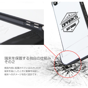 Dparks iPhone XR用Spirit case フラワードリーム ブルー DS14845I61-イメージ6