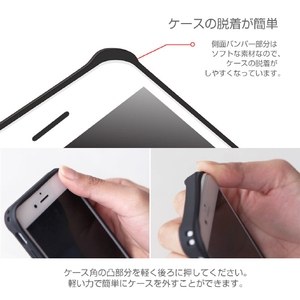 Dparks iPhone XR用Spirit case フラワードリーム ブルー DS14845I61-イメージ9