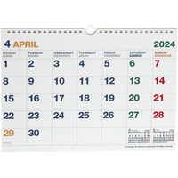 エトランジェ・ディ・コスタリカ エトランジェ/カレンダー 4月始まり 壁掛け A4 2024年 FC177RG-0104-CLK43-A401