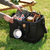 アイリスオーヤマ メッシュツールバッグ ボックス W38cm ポケット付 ブラック FCJ657V-TLB-B38-イメージ3