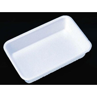 中央化学 発泡トレー C-64 白 (L) 50枚 FCG838W-00357676