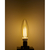 エルパ LED電球 E12口金 全光束300lm(2．1W普通電球サイズ)電球色相当 LDC2CL-G-E12-F300-イメージ4