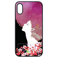 Dparks iPhone XR用Spirit case フラワードリーム ピンク DS14846I61