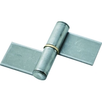 トラスコ中山 TRUSCO スチール製特厚溶接旗蝶番 右用 全長76mm (4個入) FC491EW-5127971