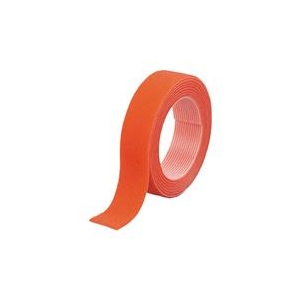 トラスコ中山 TRUSCO　マジックバンド結束テープ　両面　幅20mmX長さ1．5m　オレンジ MKT-2015-OR-イメージ1