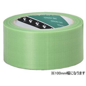 寺岡 養生用Pカットテープ 若葉 幅100mm×25m 1巻 F174705-NO4141-イメージ1