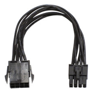 アイネックス PCI Express用電源延長ケーブル 15cm ブラック PX-008B-イメージ1