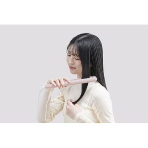 アイリスオーヤマ ヘアアイロン ピンク HIR-MS102-P-イメージ3