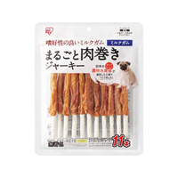 アイリスオーヤマ まるごと肉巻きジャーキー ミルクガム 11本 FC558TB-P-IJ-GTM11