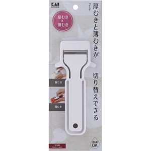 貝印 KK 厚むき&薄むきピーラー FCJ534F-DH8012-イメージ3