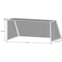 ゼット ジュニア用サッカーゴールネット FCG656Y-ZN1645