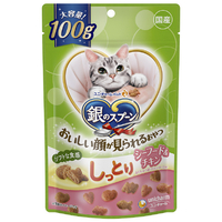ユニ・チャーム 銀のスプーン おいしい顔が見られるおやつ しっとり シーフード&チキン 100g ｷﾞﾝｽﾌﾟｵｲｼｲｶｵｵﾔﾂｼﾂﾄﾘSC100G