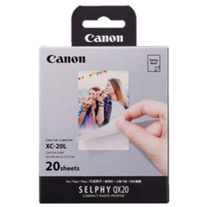 キヤノン SELPHY QXシリーズ専用カラーインク/ラベルセット XC20L キヤノン SELPHY QXシリーズ専用カラーインク/ラベルセット XC20L