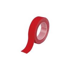 トラスコ中山 TRUSCO　マジックバンド結束テープ　両面　幅20mmX長さ1．5m　赤 MKT-2015-R-イメージ1