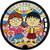 エイジレス ご当地マンホールラバープレート まる子とたまちゃん ﾏﾝﾎ-ﾙﾗﾊﾞ-ﾌﾟﾚ-ﾄﾏﾙｺﾄﾀﾏﾁﾔﾝ-イメージ1
