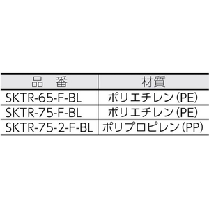 三甲 サンコー/サンコータル#65用フタ(パッキン付) 702400 ライトブルー FC890GX-3537285-イメージ2