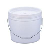 トスロン 丸型 密閉容器(蓋付) 12L ナチュラル FCK9131-032131002