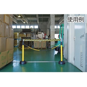 トラスコ中山 チェーンスタンド用バリアライン コーンジョイント コーンジョイントブラック-235 FC896GC-7596511-イメージ4