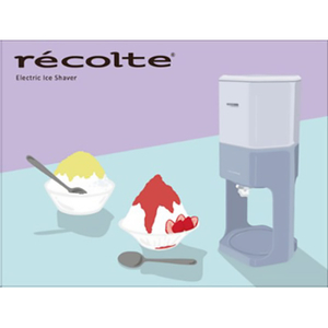 recolte 電動かき氷器 サックスブルー RIM-2BL-イメージ2