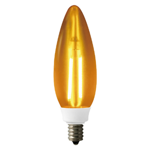 エルパ LED電球 E12口金 全光束240lm(2．1W普通電球サイズ)キャンドル色相当 LDC2CC-G-E12-F301-イメージ5