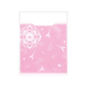 タカ印 デコラパックリーム パリ 小(210×160+90mm) ピンク 50枚 FC25383-35-3453-イメージ2