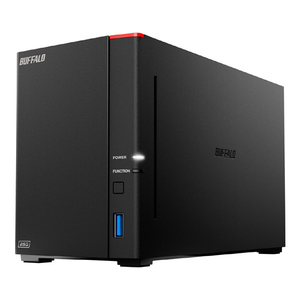 バッファロー SOHO向け ネットワークHDD 2ベイ 8TB リンクステーション LS720DN0802B-イメージ1